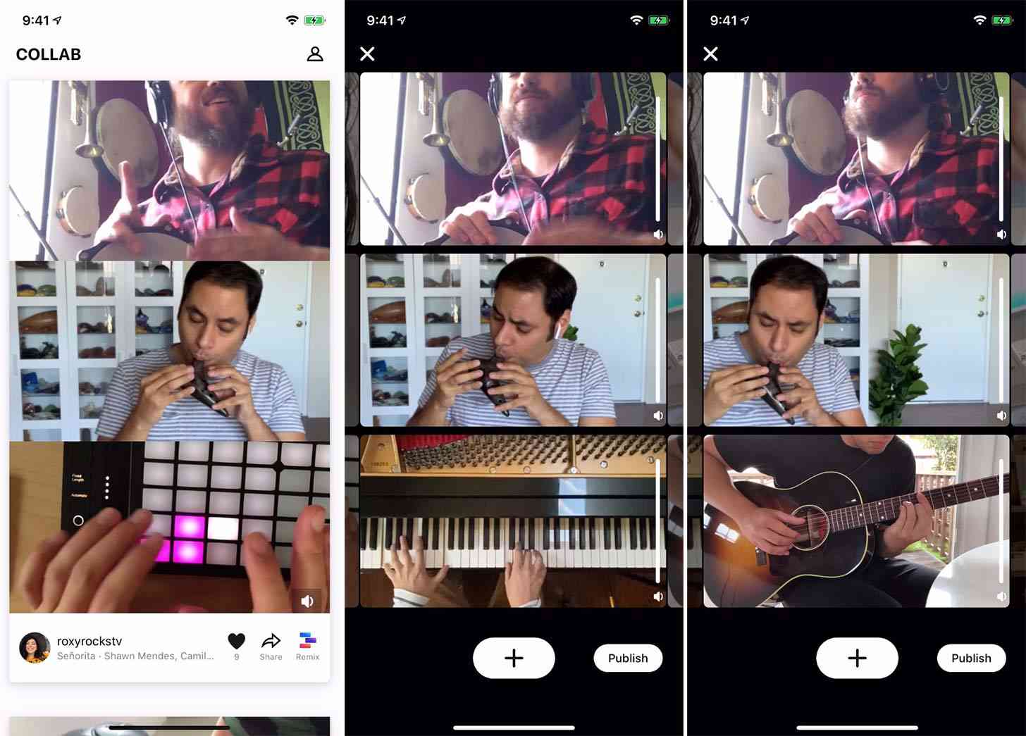 Collab is an experimental Facebook app for making music videos ...