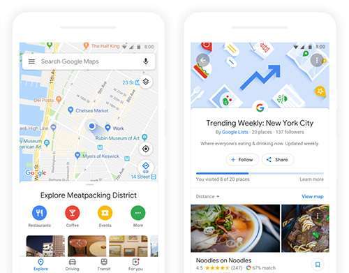 تحديثات جديدة لتطبيق خرائط جوجل Google Maps !