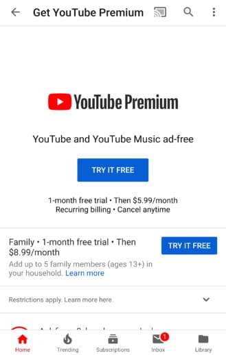 خدمة يوتيوب المميز Youtube Premium تبدأ في الوصول للدول العربية - تعرف عليها