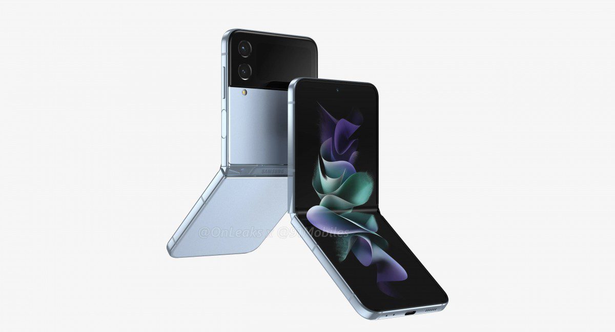 صور توضح تصميم هاتف سامسونج الصدفي Galaxy Z Flip4