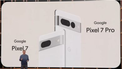 جوجل تكشف عن تصميم هواتف Pixel 7 وPixel 7 Pro بتصميم من الألومنيوم #GOOGLE I/O 2022