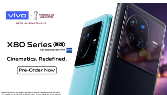 سلسلة Vivo X80 تنطلق للأسواق العالمية بمعالج Dimensity 9000 4 سلسلة Vivo X80 تنطلق للأسواق العالمية بمعالج Dimensity 9000