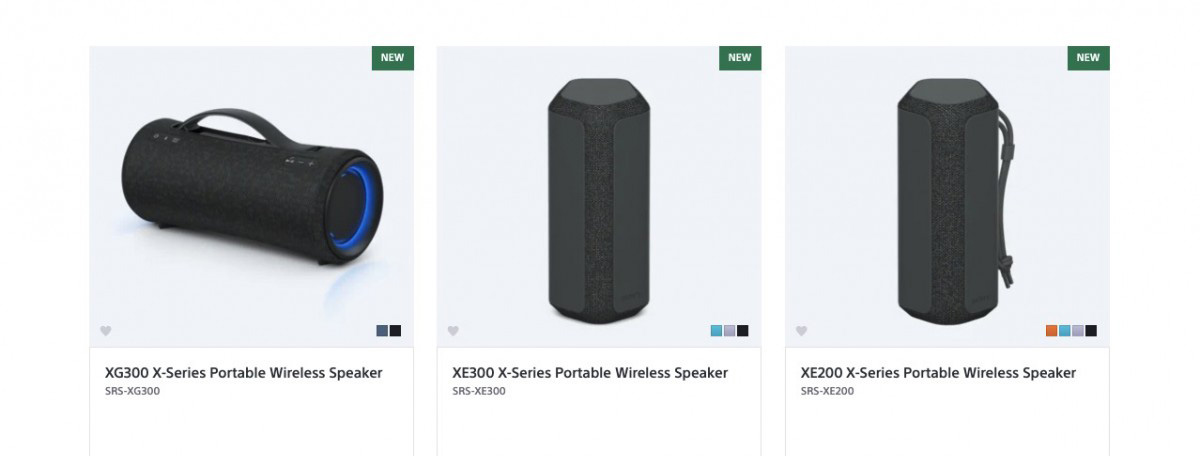 Sony new X series wireless speakers - سوني تطلق جيل جديد من المكبرات الصوتية اللاسلكية من سلسلة X