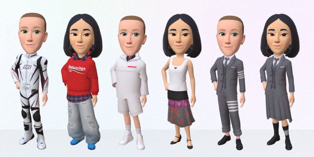 Meta ستطلق متجر للصور الرمزية… والملابس المصممة هي المنتجات الأولى