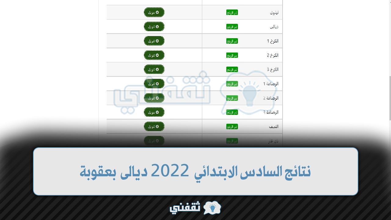 Screenshot 2022 09 04 135526 - “لينك فعال” نتائج السادس الابتدائي 2022 ديالى بعقوبة (الدور الثاني) Students-Results