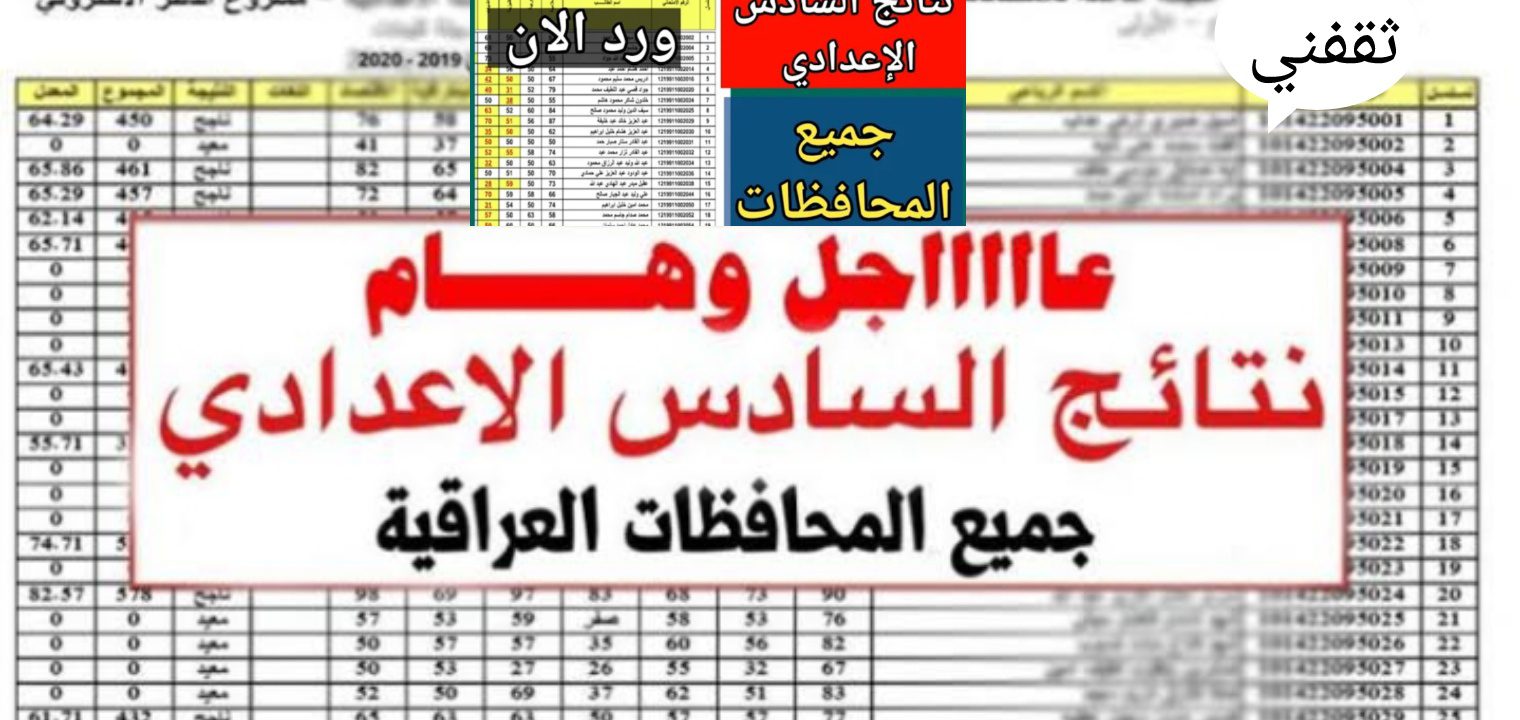 رابط نتائج السادس الاعدادي العراق 2022 الدور الثاني رسمياً epedu.gov.iq