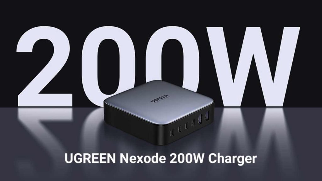 شاحن جديد من UGREEN بقدرة 200 واط قادر على شحن 6 أجهزة معا 7 شاحن يوجرين UGREEN Nexode 200W