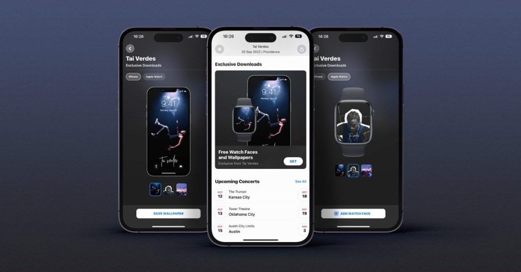 تطبيق Shazam على iOS يقدم الآن خلفيات حصرية لأجهزة iPhone و Apple Watch