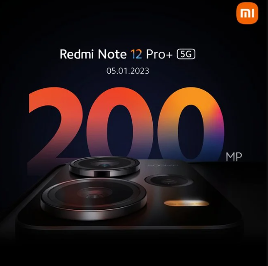 سلسلة Redmi Note 12 Pro تنطلق في 5 من يناير بكاميرة رئيسية 200 ميجا بيكسل