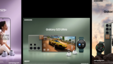 صورة ترويجية مسربة تكشف عن هواتف Galaxy S23 Plus وS23 Ultra