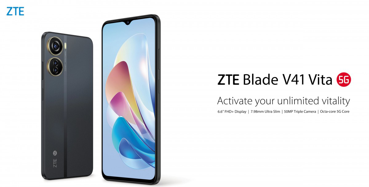 الإعلان عن هاتف ZTE Blade V41 Vita بمعالج Dimensity 810 وسعر 340 دولار
