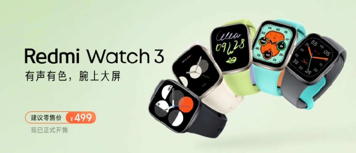 Redmi تقدم Redmi Watch 3 و Band 2 و Buds 4 Lite بألوان مختلفة