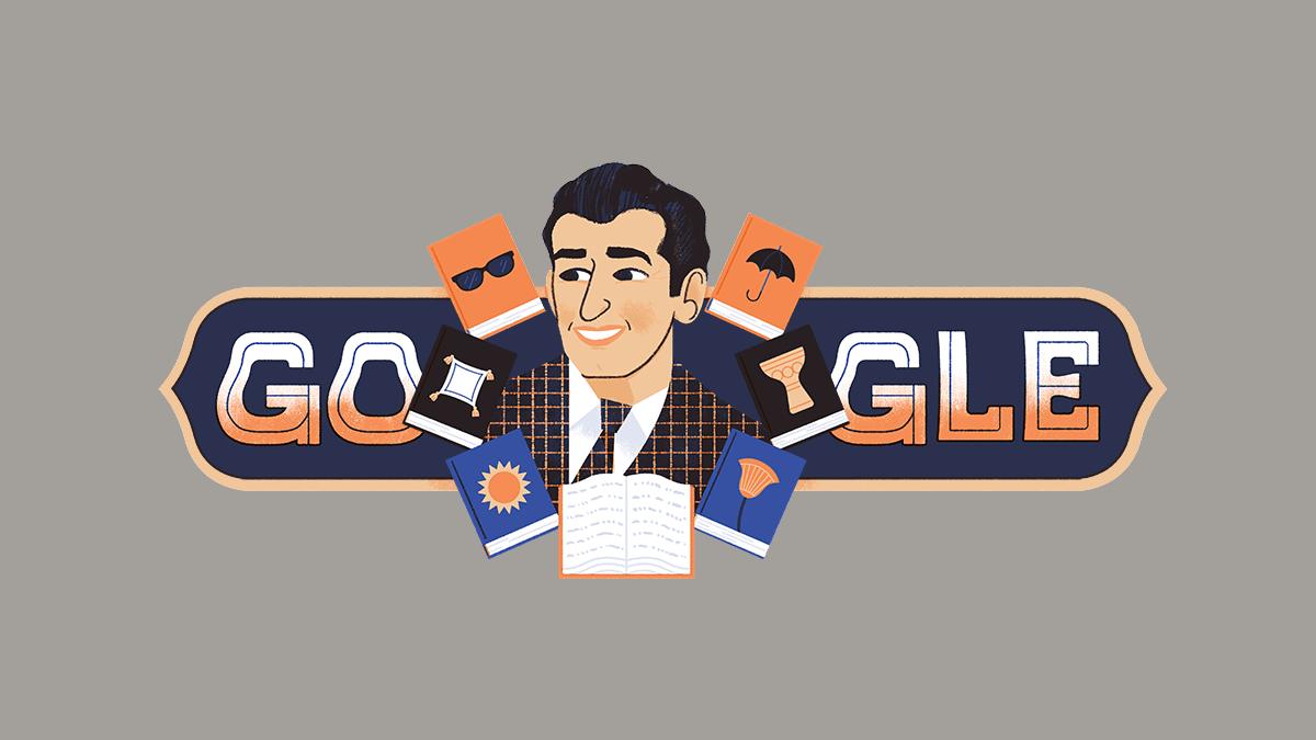 جوجل تحتفي بذكرى إحسان عبد القدوس عبر Google Doodle جديد