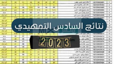 السادس التمهيدي 2023 - مدونة التقنية العربية
