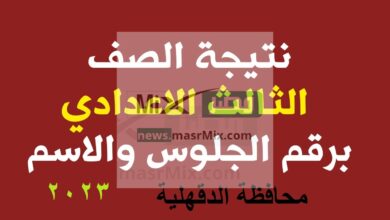 الشهادة الاعدادية 2023 محافظة الدقهلية - مدونة التقنية العربية