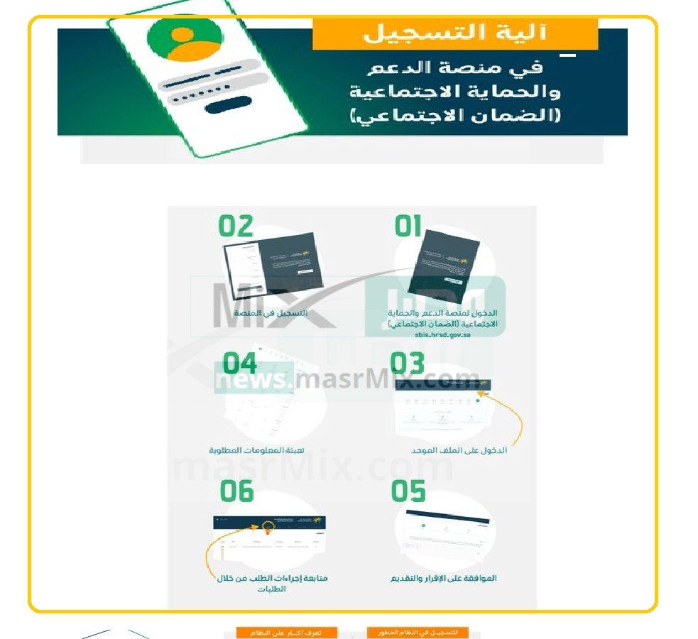 طريقة التسجيل في منصة الدعم والحماية الاجتماعية 1 - مدونة التقنية العربية