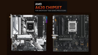 الإعلان عن شرائح AMD A620 لسلسلة معالجات Ryzen 7000