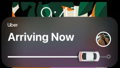 Uber تضع أداة تعقب الرحلات على شاشة قفل آيفون