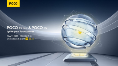 إعلان تشويقي يؤكد على موعد الإعلان عن Poco F5 وF5 Pro في 8 من مايو