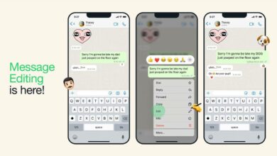 يمكن الآن تعديل الرسائل المُرسلة على تطبيق WhatsApp