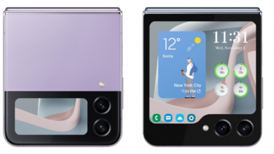 شاشة Galaxy Z Flip5 الخارجية تدعم دقة 748 بيكسل
