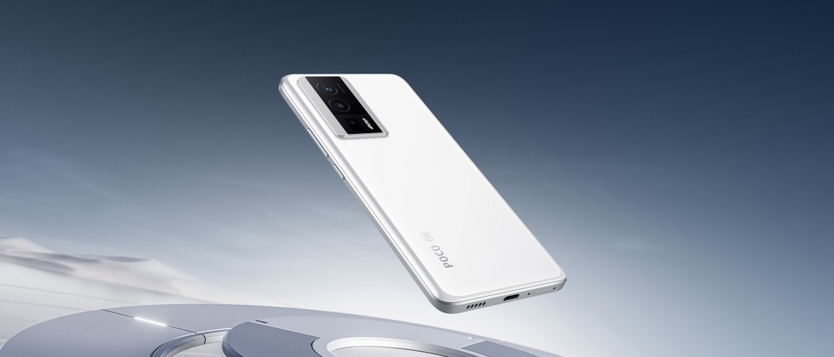 Poco F5 Pro in white - مدونة التقنية العربية