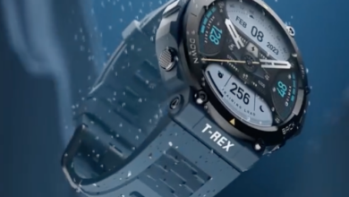 Huami تطلق إصدارها الخاص من الساعات الذكية Amazfit T-Rex 2 Ocean Blue