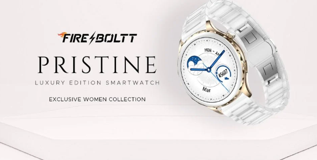 إطلاق ساعة Fire-Boltt Pristine الذكية المصممة للنساء والمزودة بمكالمات بلوتوث