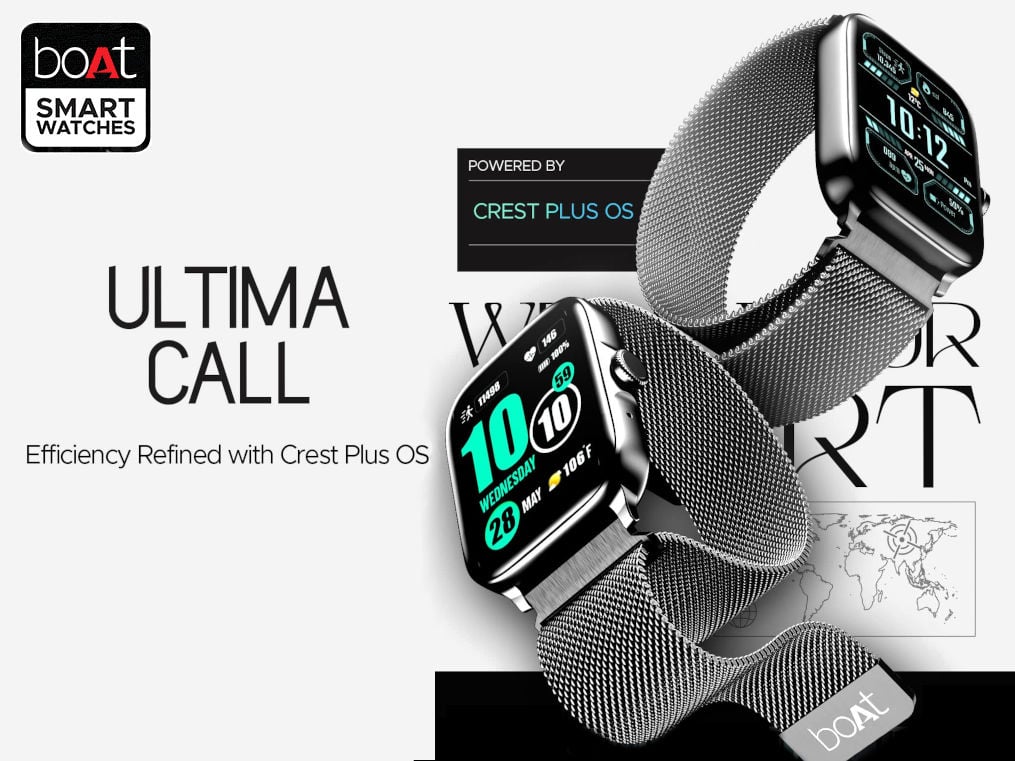 إطلاق ساعة boAt Ultima Call مع إمكانات الاتصال عبر البلوتوث