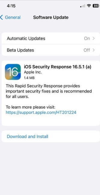 Apple Security updates - مدونة التقنية العربية