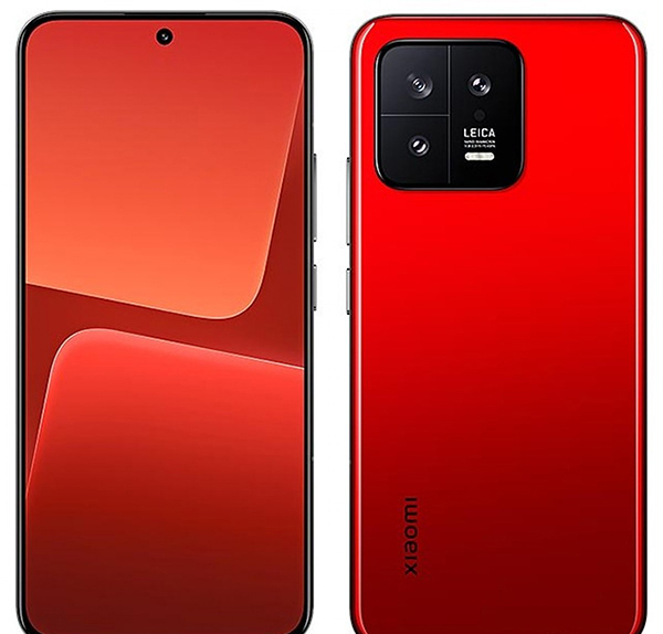 Xiaomi 13 in red - مدونة التقنية العربية