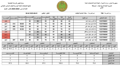 موقع وزارة التربية العراقية هُنا نتائج السادس الابتدائي نينوى الدور.png