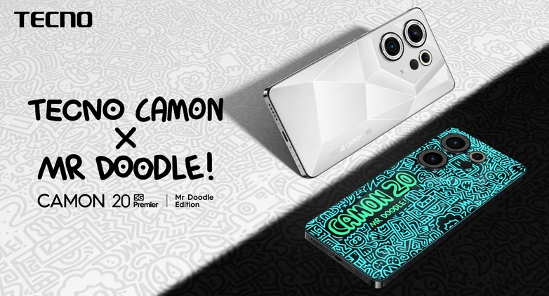 TECNO CAMON 20 series Mr Doodle edition - مدونة التقنية العربية